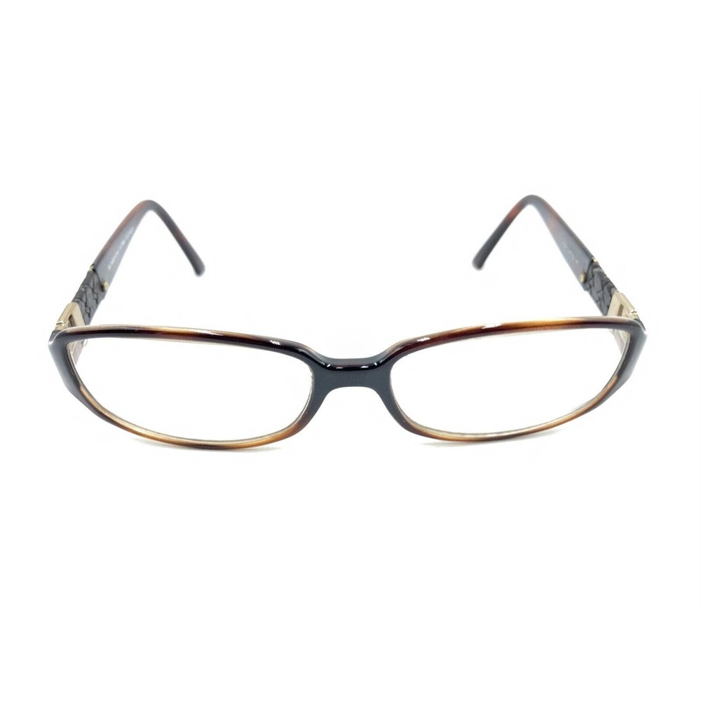 Fendi Cold Insert Brown Tortoise Rectangle Eyegla… - image 2